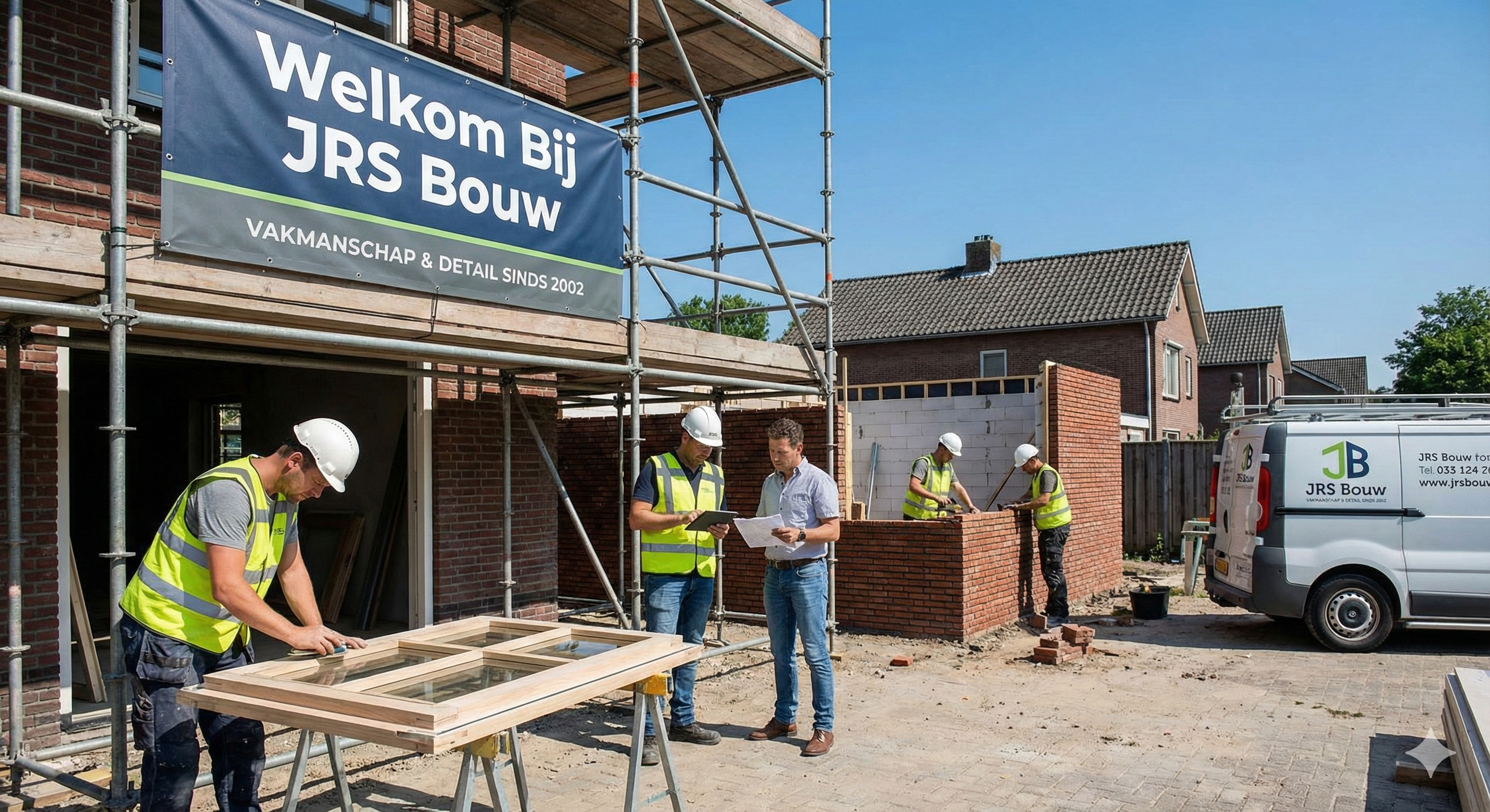 JRS Bouw team aan het werk